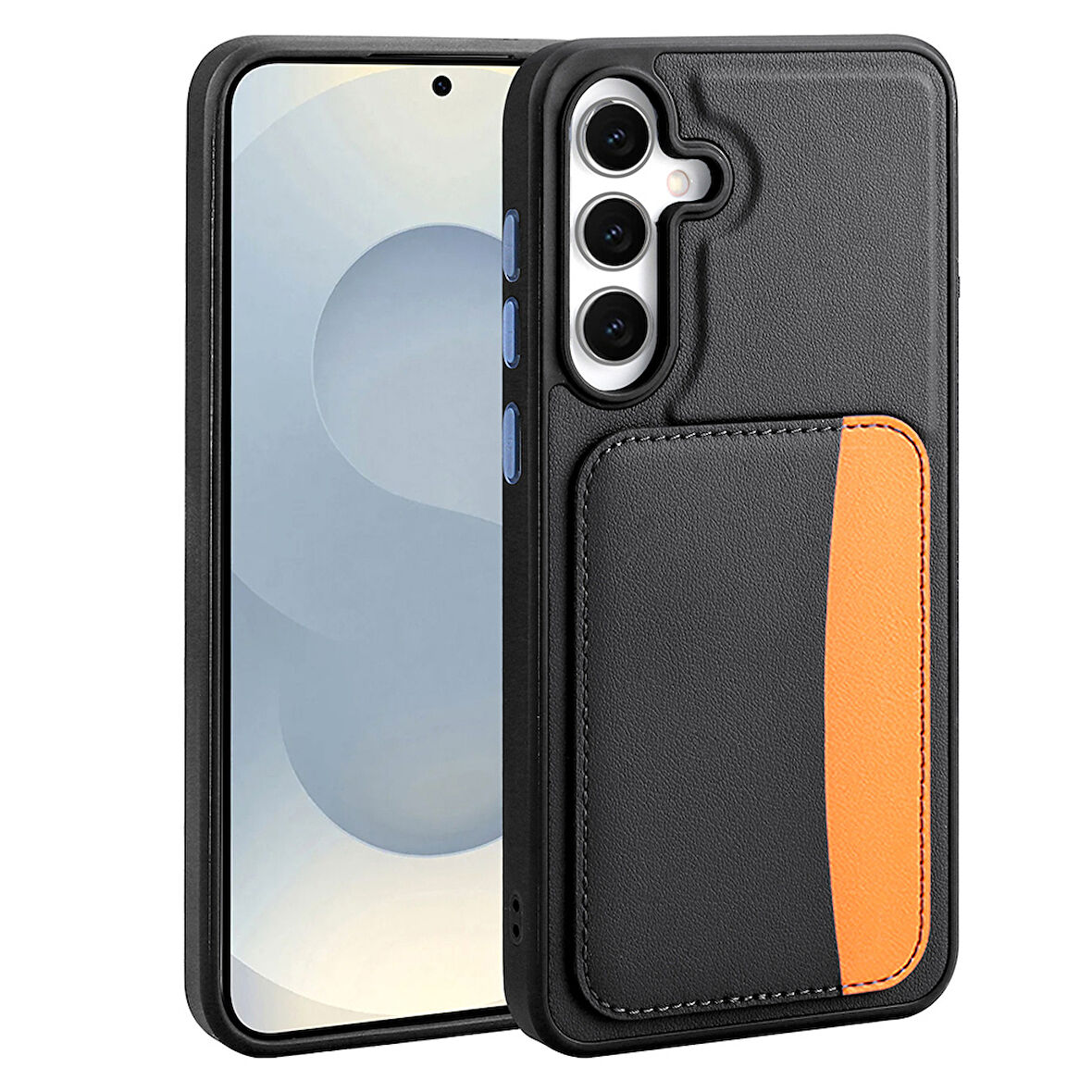 Galaxy S25 FE Kılıf Kartlıklı X-Kart Silikon Kılıf