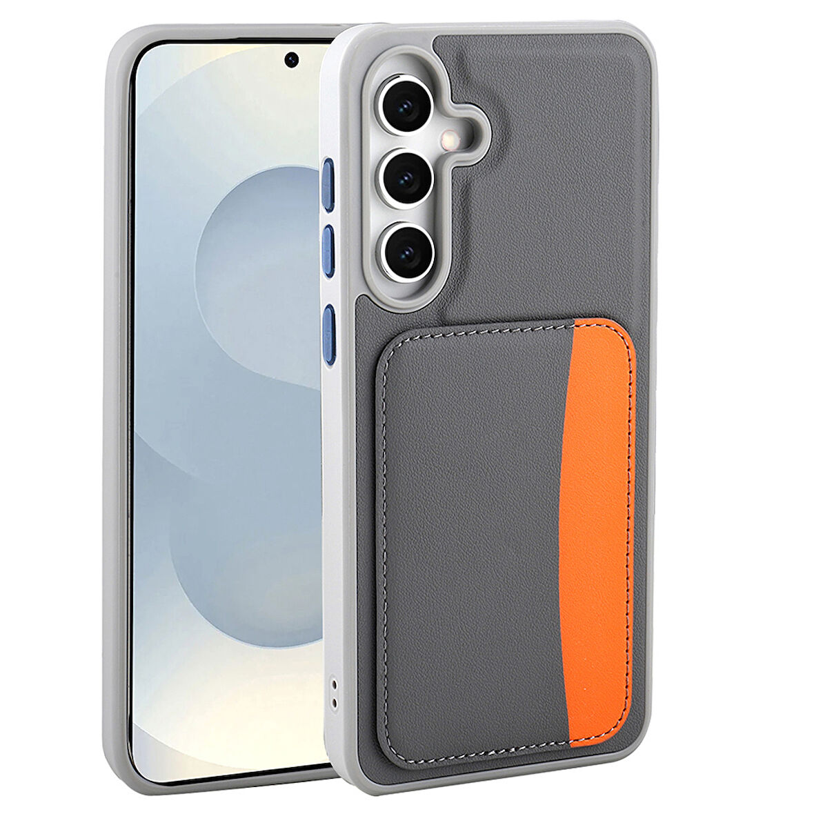 Galaxy S25 FE Kılıf Kartlıklı X-Kart Silikon Kılıf