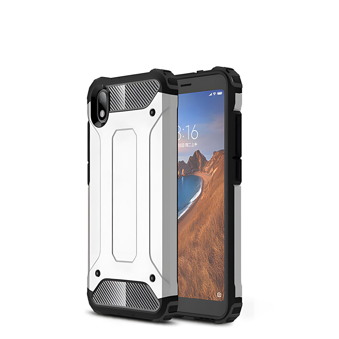 Xiaomi Redmi 7A Kılıf Crash Zırh Silikon Kılıf