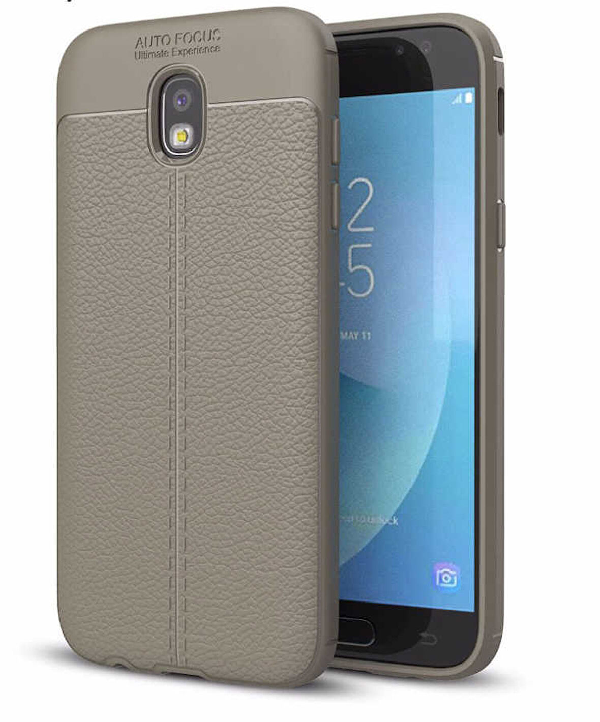 Galaxy J5 Pro Kılıf Niss Deri Desenli Silikon Kılıf