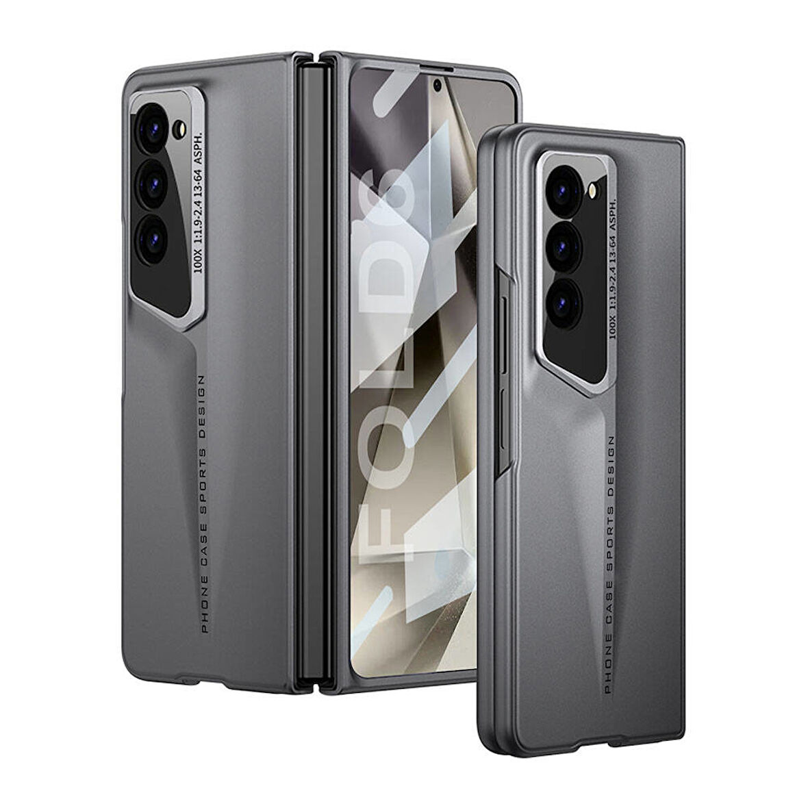 Galaxy Z Fold 6 Kılıf Ultra İnce Kamera Korumalı Sert Rubber Procase Kılıf