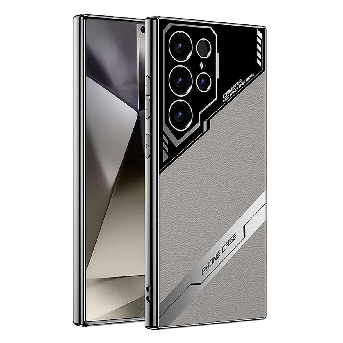 Galaxy S24 Ultra Kılıf Kamera Korumalı Suni Deri Tasarım Yeni Seri Procase Kılıf