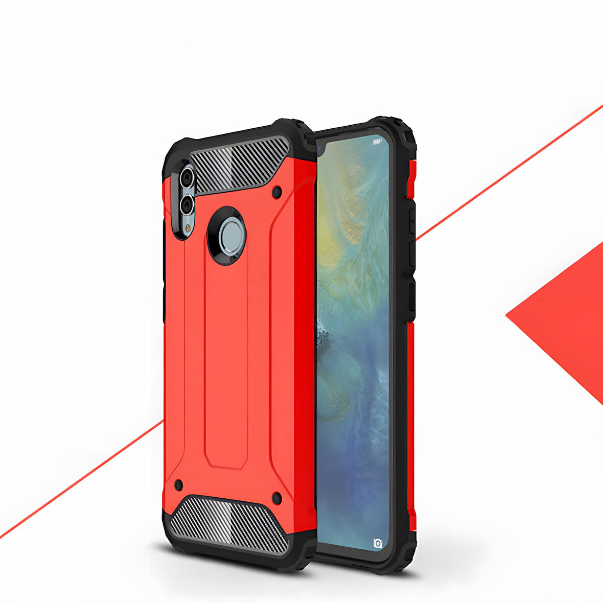 Huawei P Smart 2019 Kılıf Crash Zırh Silikon Kılıf