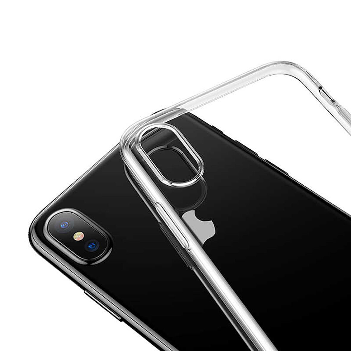 iPhone XS Max Kılıf Ultra İnce Silikon Kılıf 0.2 mm