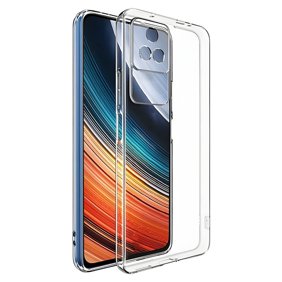 Xiaomi Poco F4 Kılıf Kamera Korumalı Süper Silikon Kılıf