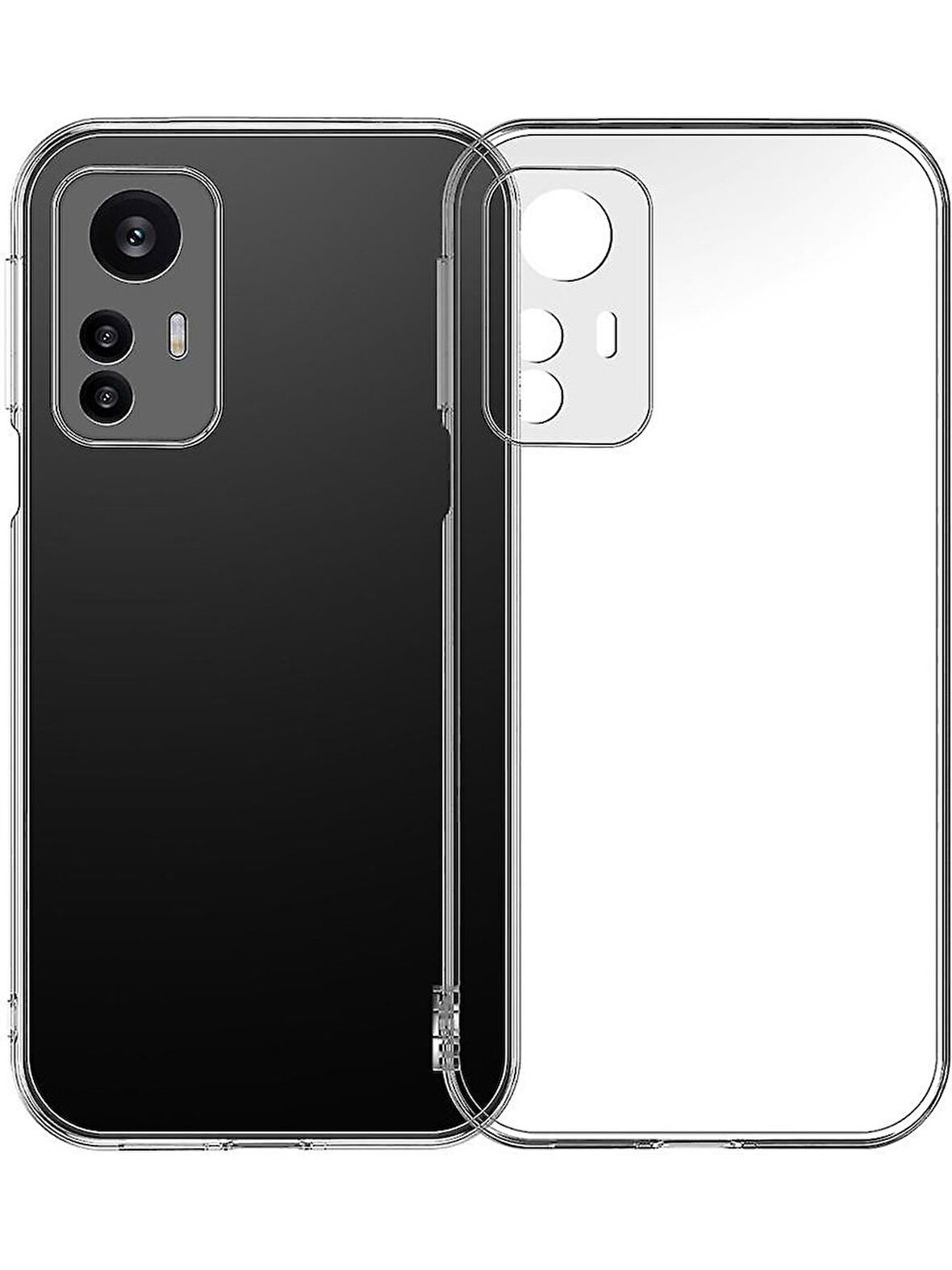 Xiaomi Redmi Note 12S Kılıf Kamera Korumalı Süper Silikon Kılıf