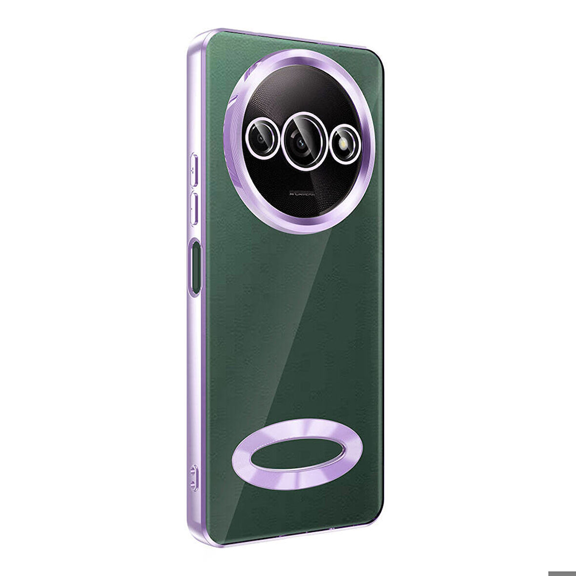 Xiaomi Redmi A3 4G 2024 Kılıf Kamera Korumalı Logo Gösteren Omega Kılıf