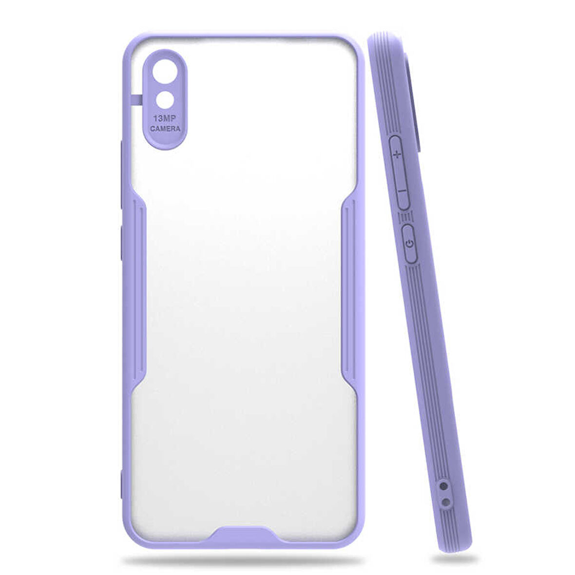 Xiaomi Redmi 9A Kılıf Parfe Kenarları Pastel Renk Silikon Kılıf