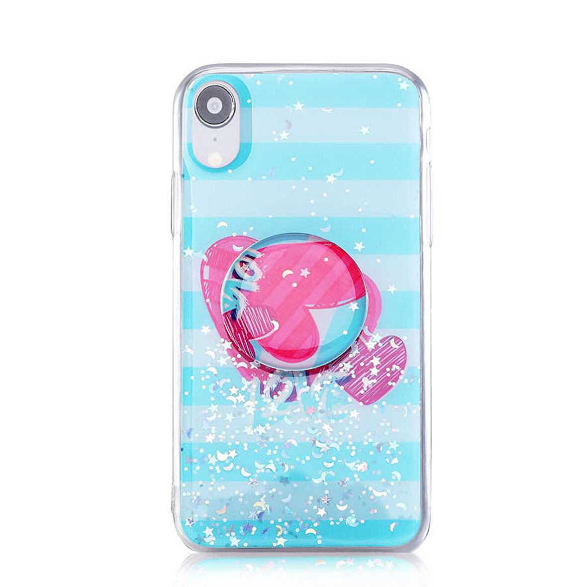 iPhone XR Kılıf Pop Soketli Vale Silikon Kılıf