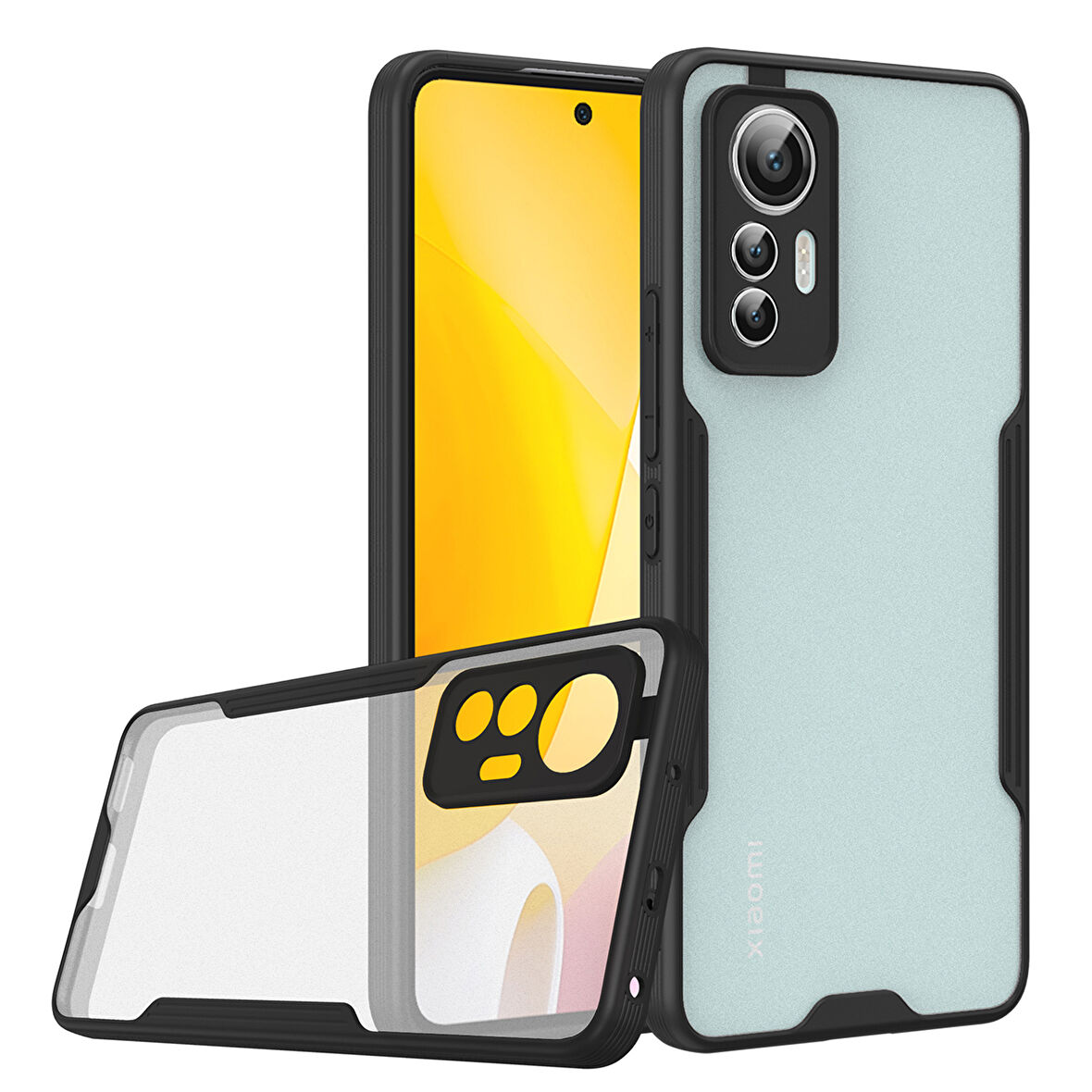 Xiaomi Mi 12 Lite Kılıf Parfe Kenarları Pastel Renk Silikon Kılıf