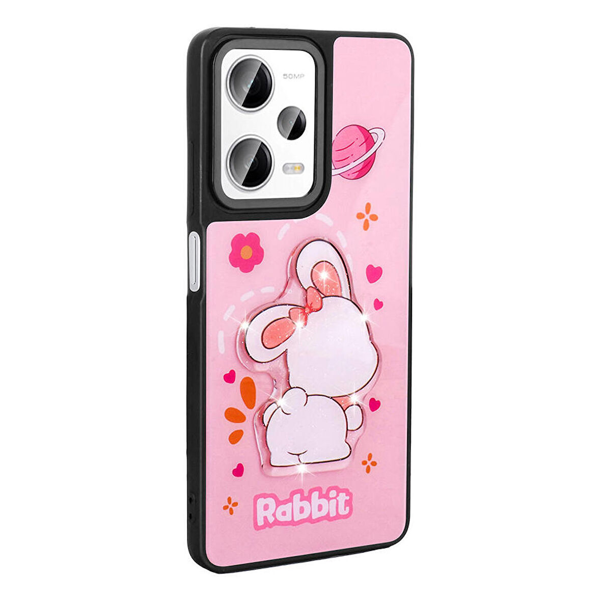 Xiaomi Redmi Note 12 Pro Plus 5G Kılıf Parlayan Kabartmalı İkonik Figürlü Amas Silikon Kılıf