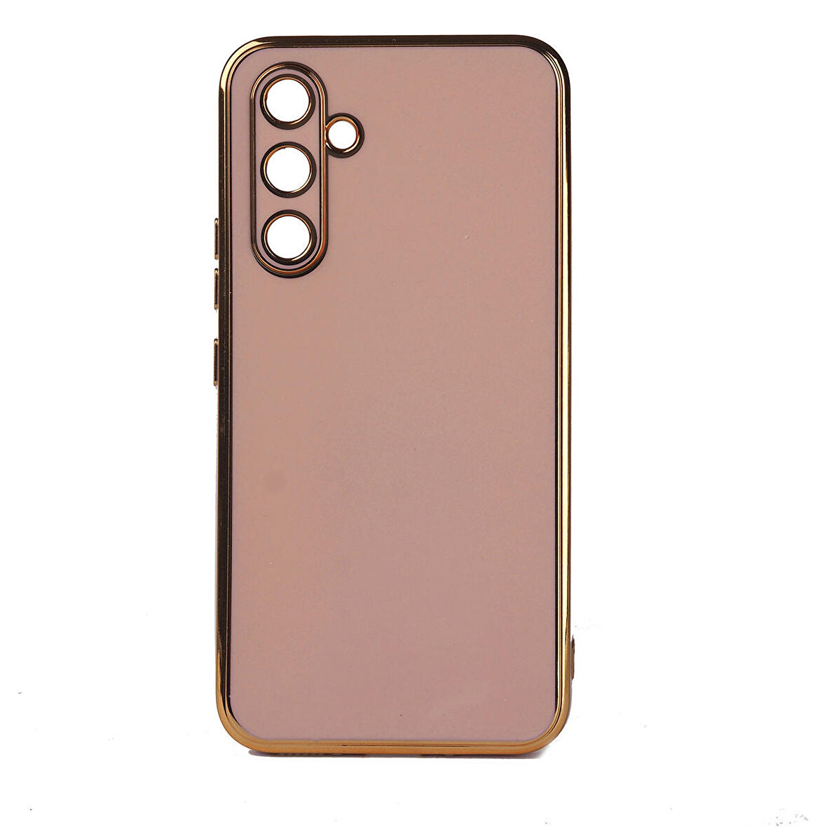 Galaxy M14 Kılıf Zore Bark Kenarları Altın Renk Kılıf