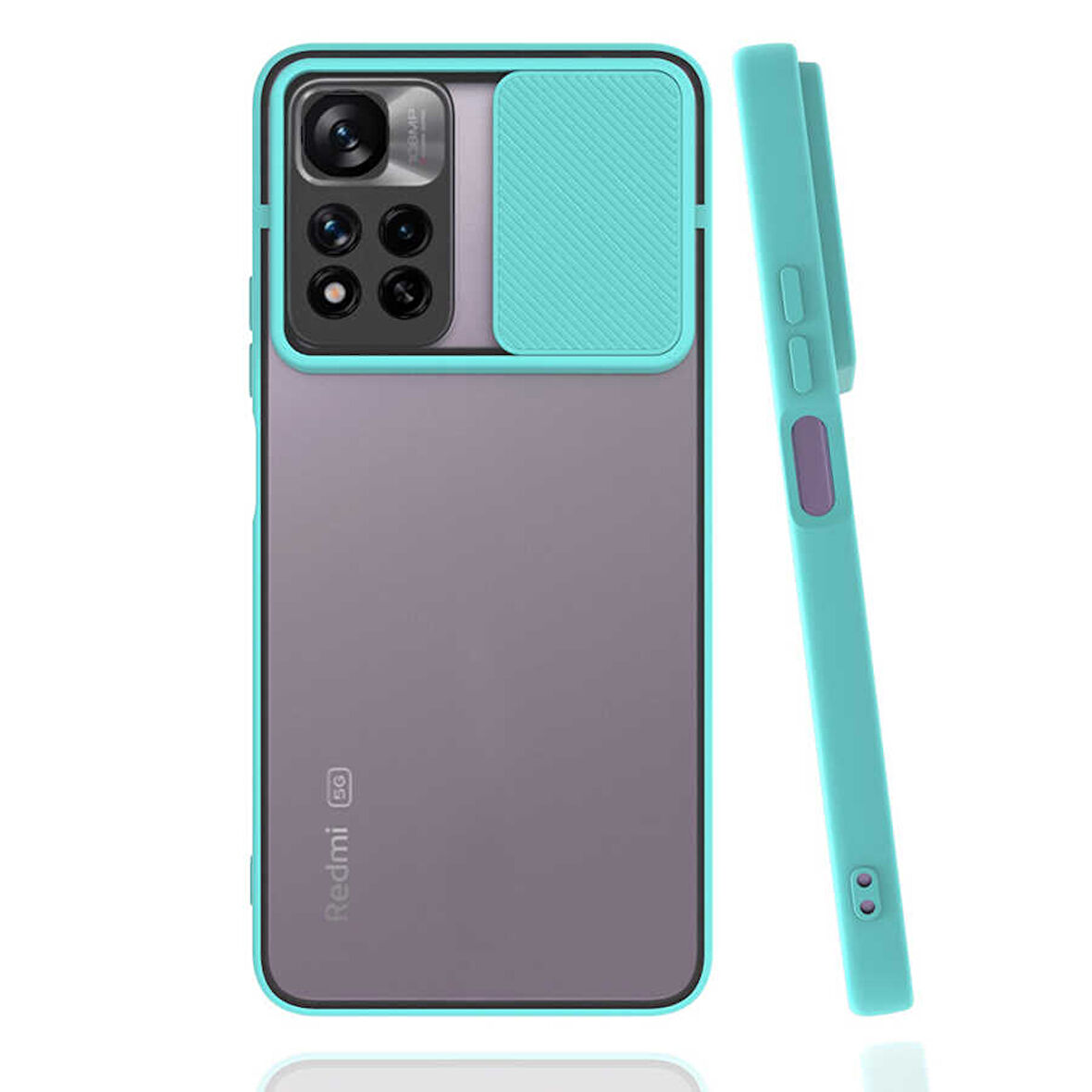 Xiaomi Redmi Note 11 Pro Plus 5G Kılıf Lensi Sürgülü Kamera Koruyucu Kılıf