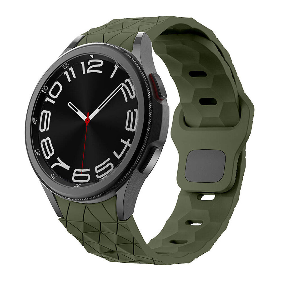 Galaxy Waych 5 44mm KRD-116 20mm Futbol Desenli Spor Tasarımlı Silikon Kordon