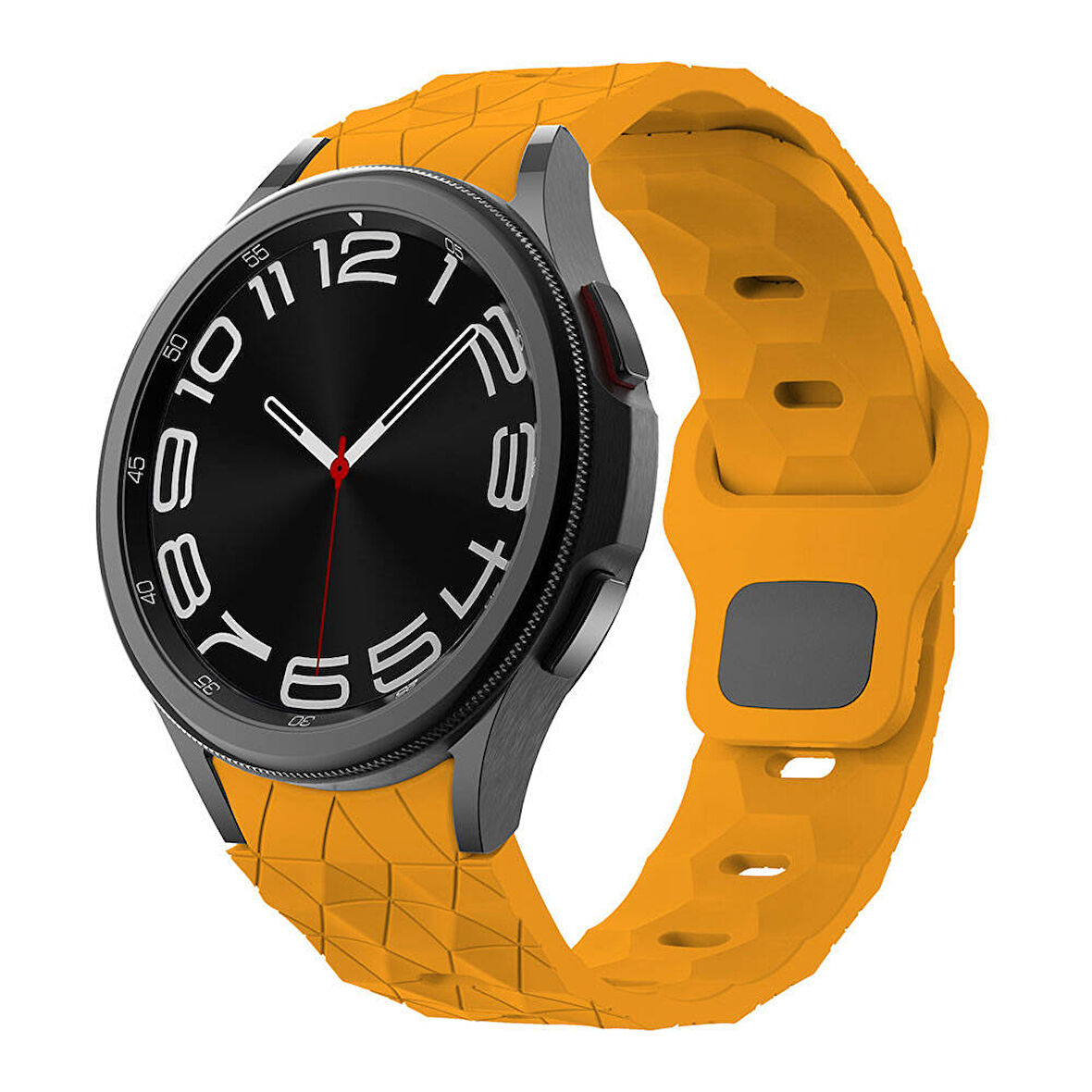 Galaxy Waych 5 44mm KRD-116 20mm Futbol Desenli Spor Tasarımlı Silikon Kordon