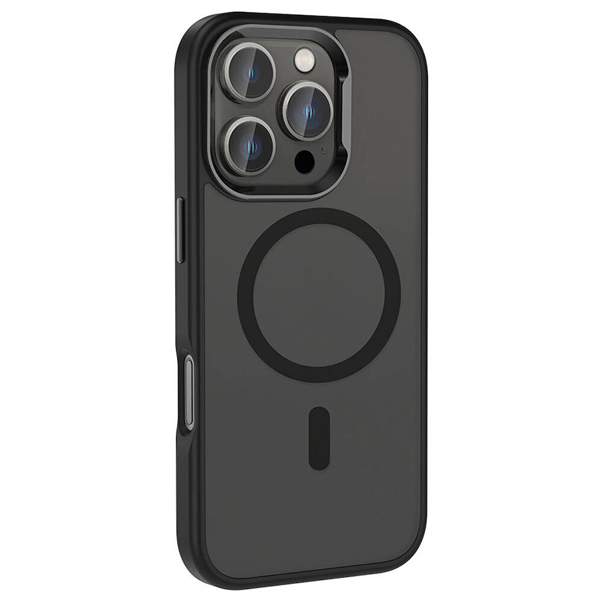 iPhone 16 Pro Kılıf Magsafe Şarj Özellikli Parlak Kamera Çerçeveli Kost Kılıf