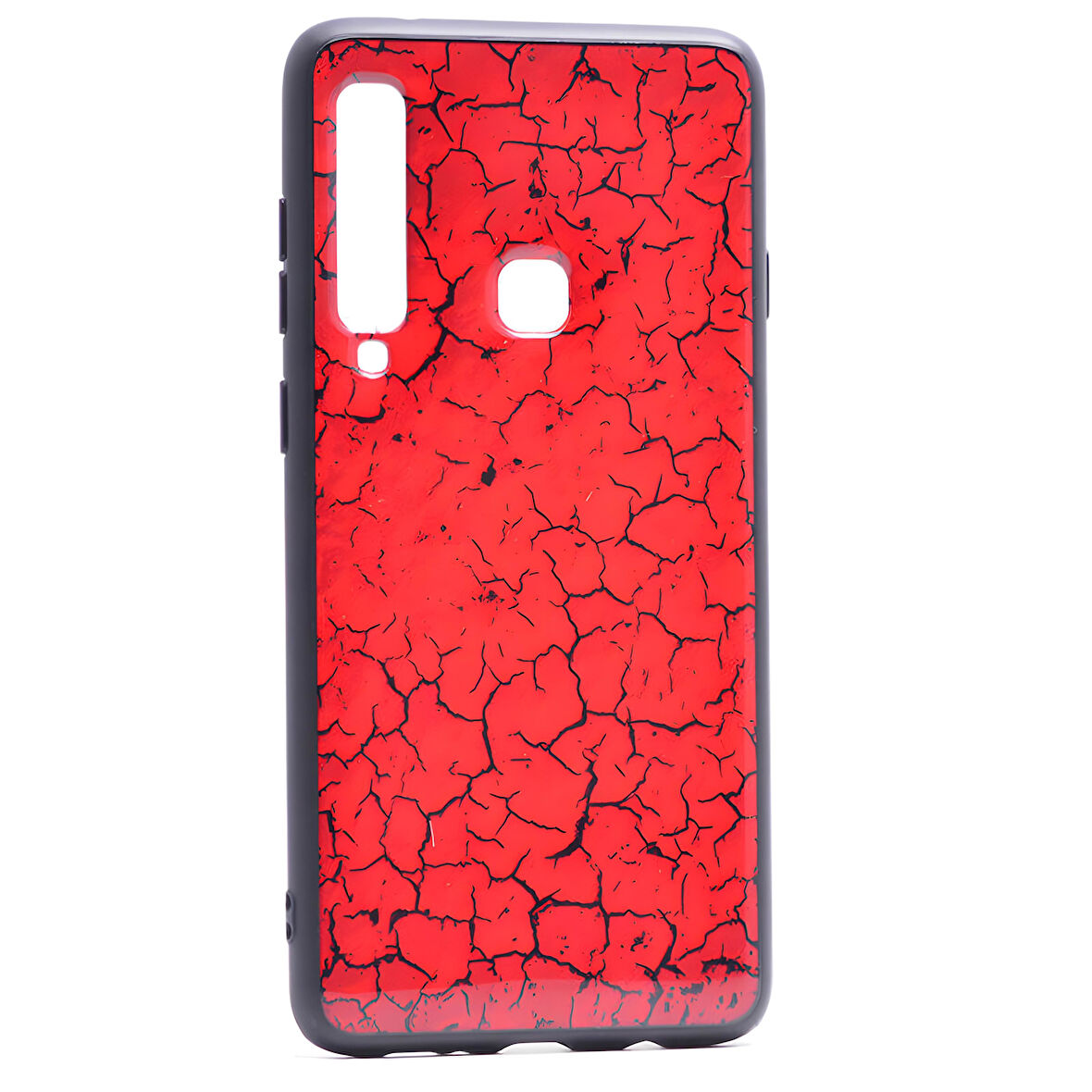 Galaxy A9 2018 Mermer Desenli Pane Silikon Kılıf