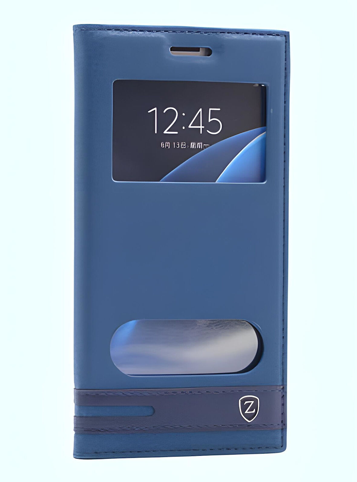 Galaxy J7 2015 Kılıf Pencereli Elite Kapaklı Kılıf