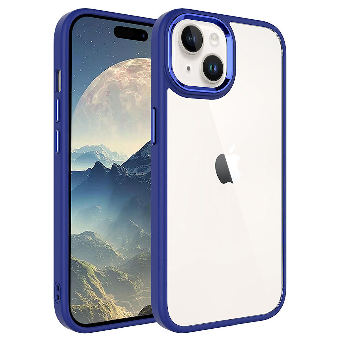 Apple iPhone 15 Plus Kılıf Krom Kılıf