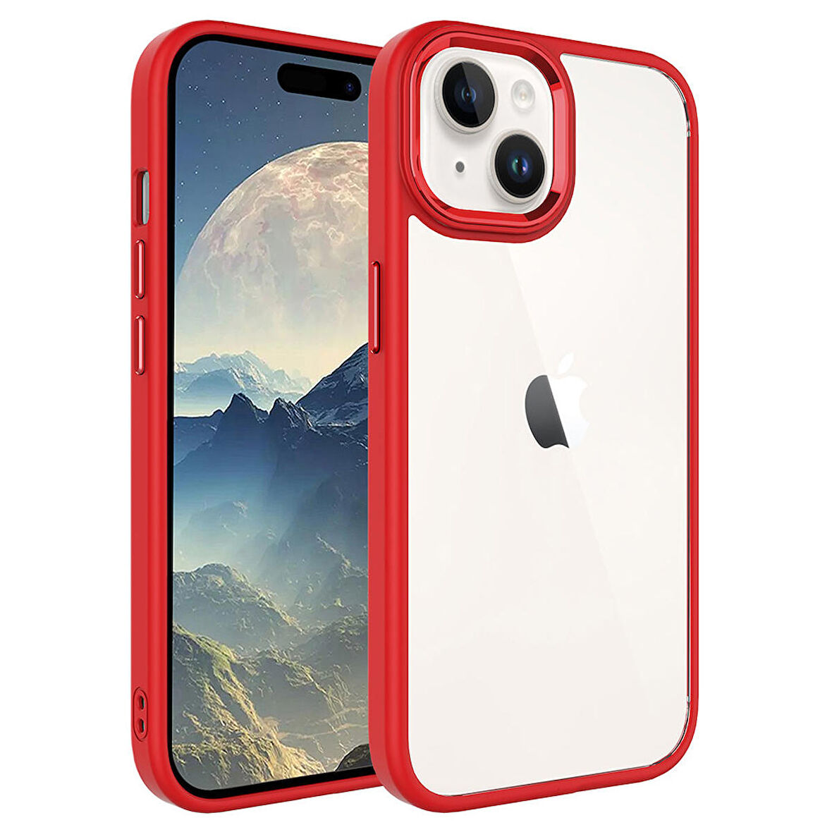 Apple iPhone 15 Kılıf Krom Kılıf