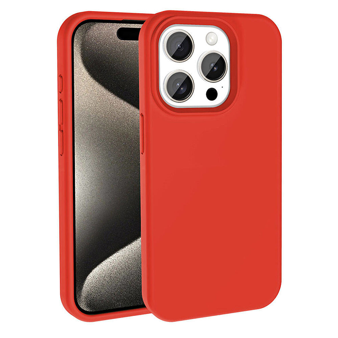 iPhone 15 Pro Kılıf Magsafe Şarj Özellikli Sıvı Teknolojili Silinebilir Sert Kivi Kılıf