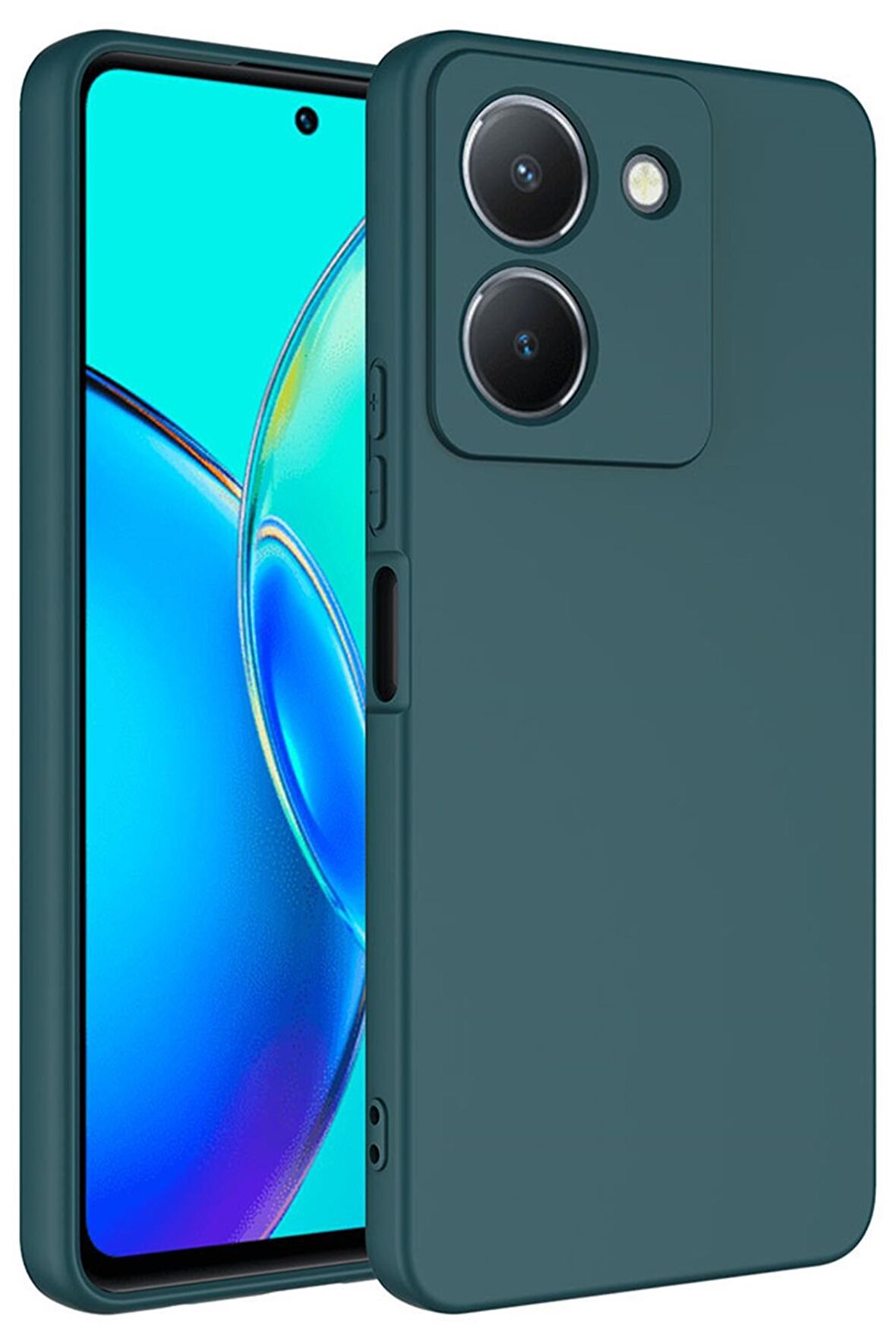 Vivo Y36 4G Kılıf Mara Lansman İç Yüzeyi Kadife Kılıf