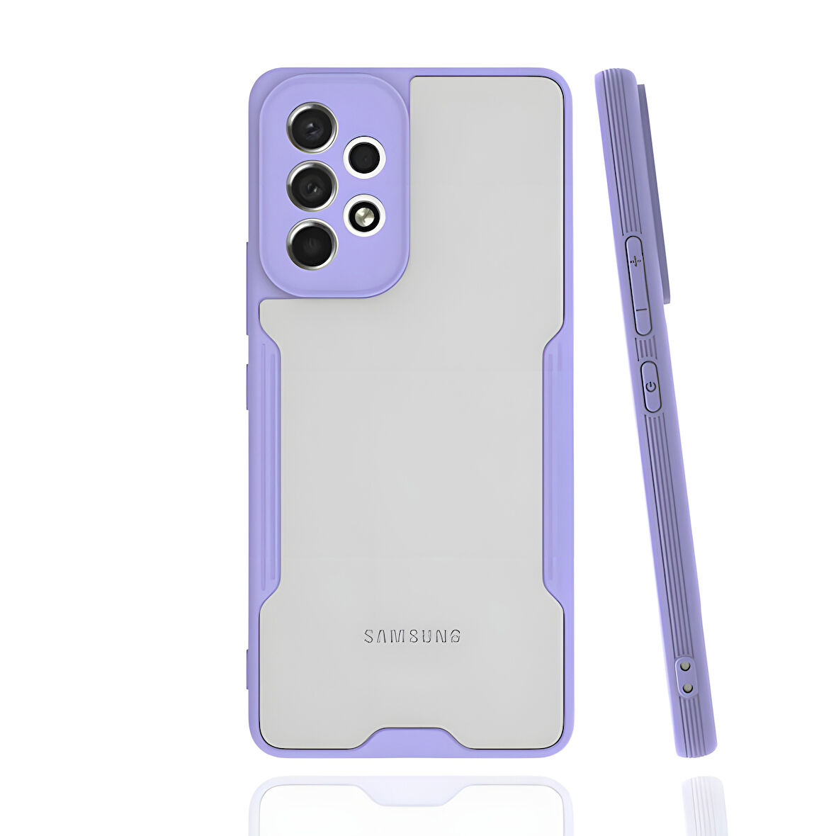 Galaxy A53 5G Kılıf Parfe Kenarları Pastel Renk Silikon Kılıf