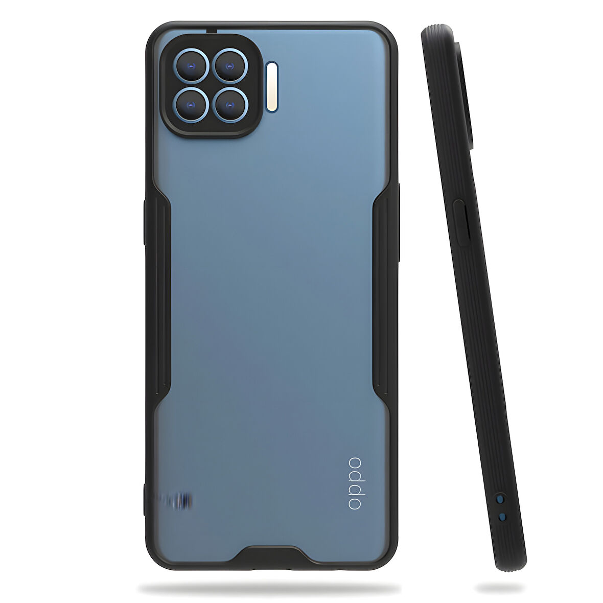 Oppo Reno 4 Lite Kılıf Parfe Kenarları Pastel Renk Silikon Kılıf