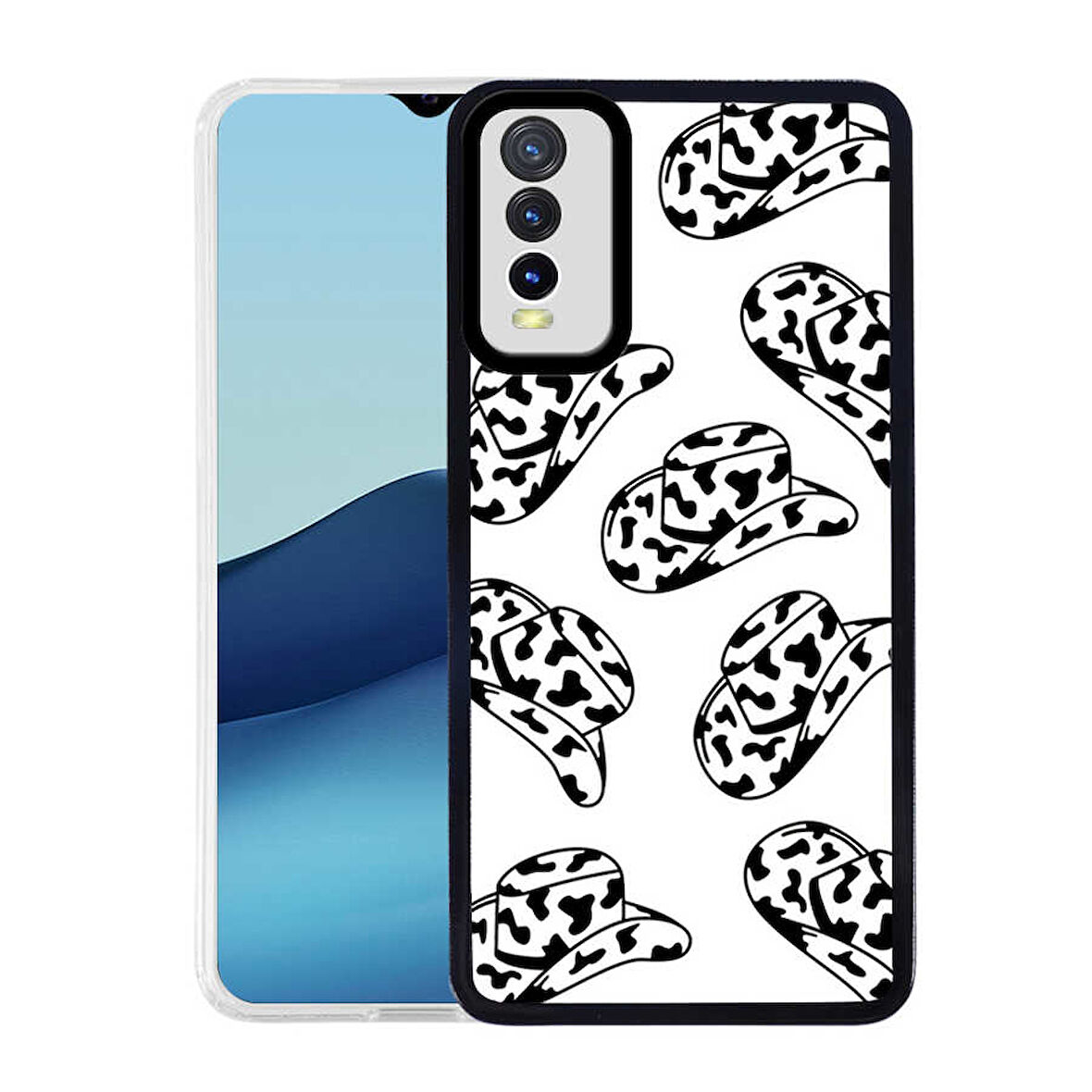 Vivo Y20S Kılıf Zore M-Fit Desenli Kılıf