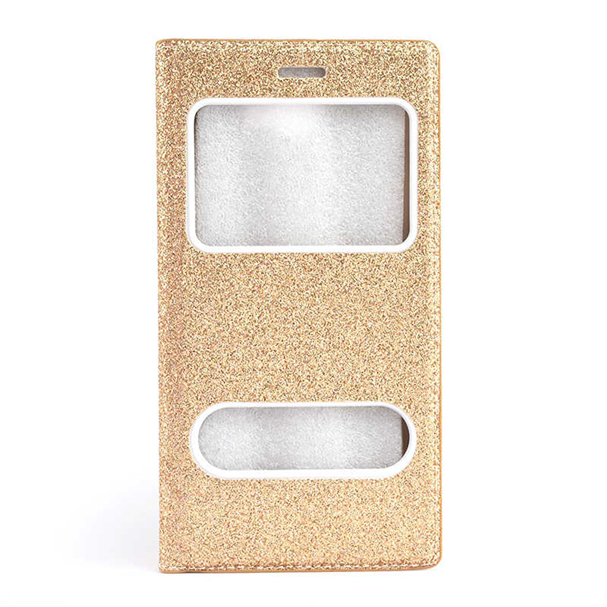 Galaxy A7 2016 Kılıf Simli Dolce Kapaklı Kılıf