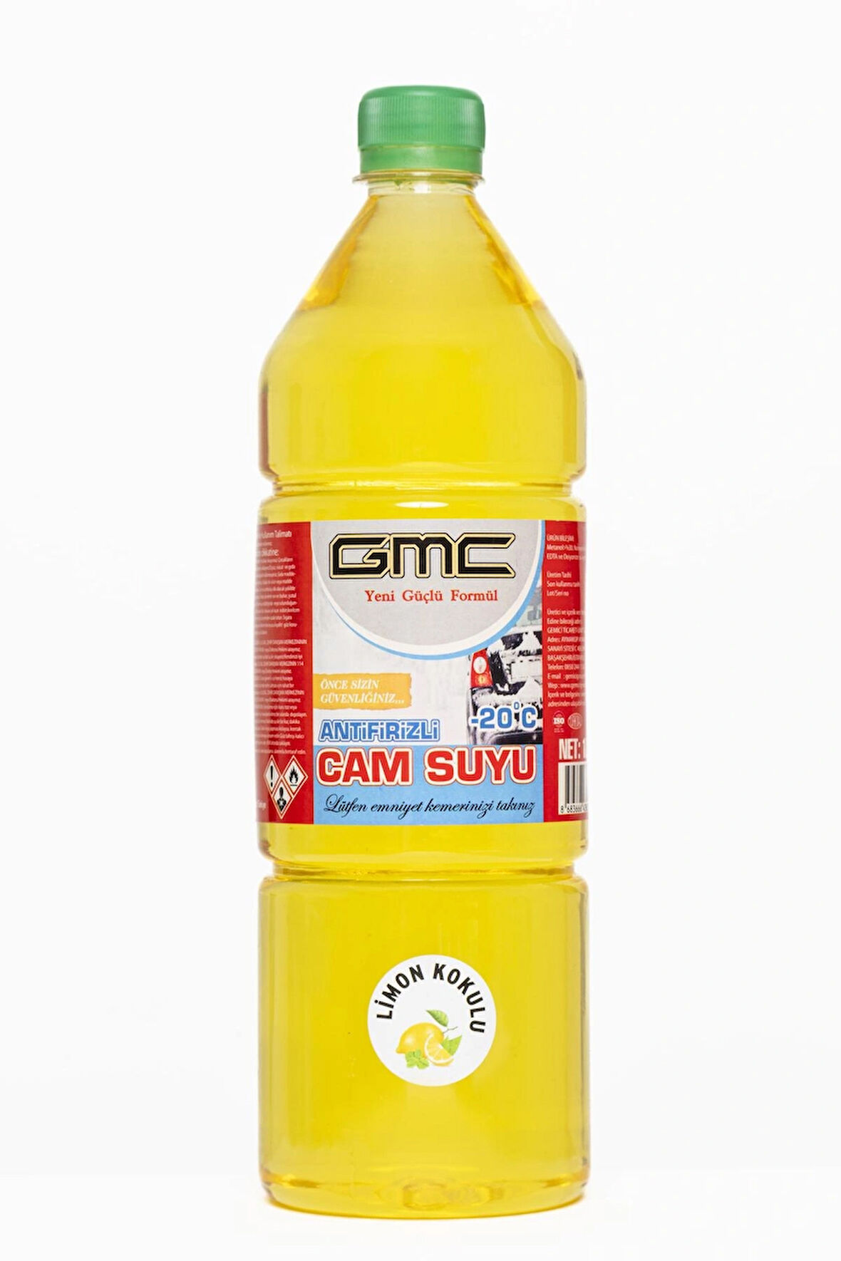 GMC Limon Parfümlü Otomobil Cam Silecek Suyu – Yola Çıkarken Ferahlığı Keşfedin!