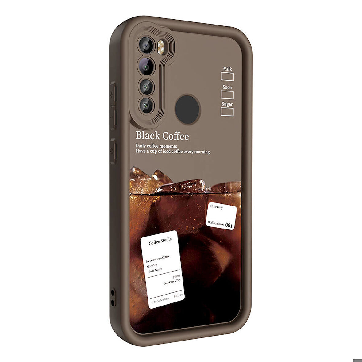 Xiaomi Redmi Note 8 Kılıf Kamera Korumalı Baskılı Arka Yüzey Klas Kapak