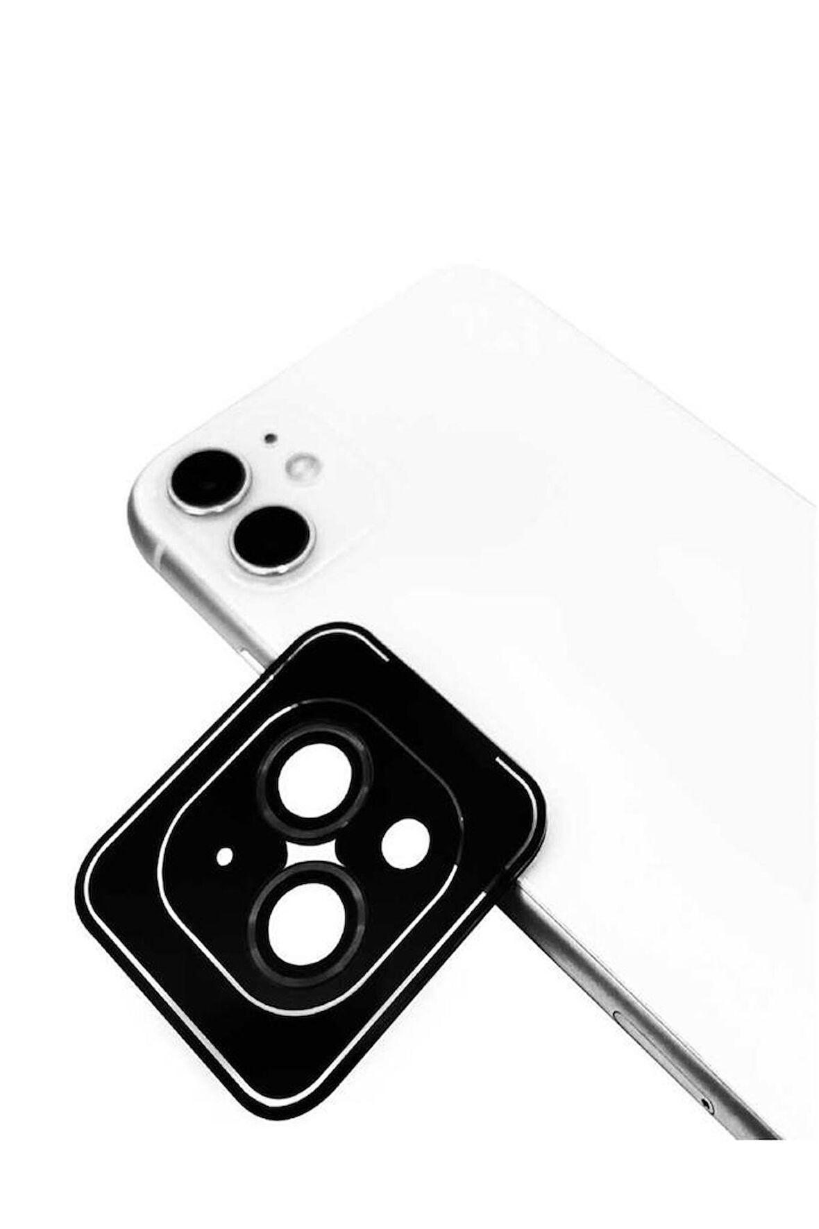 Apple iPhone 14 Plus Uyumlu CL-09 ​​​​Kamera Lens Koruyucu Kolay Takma Aparatlı