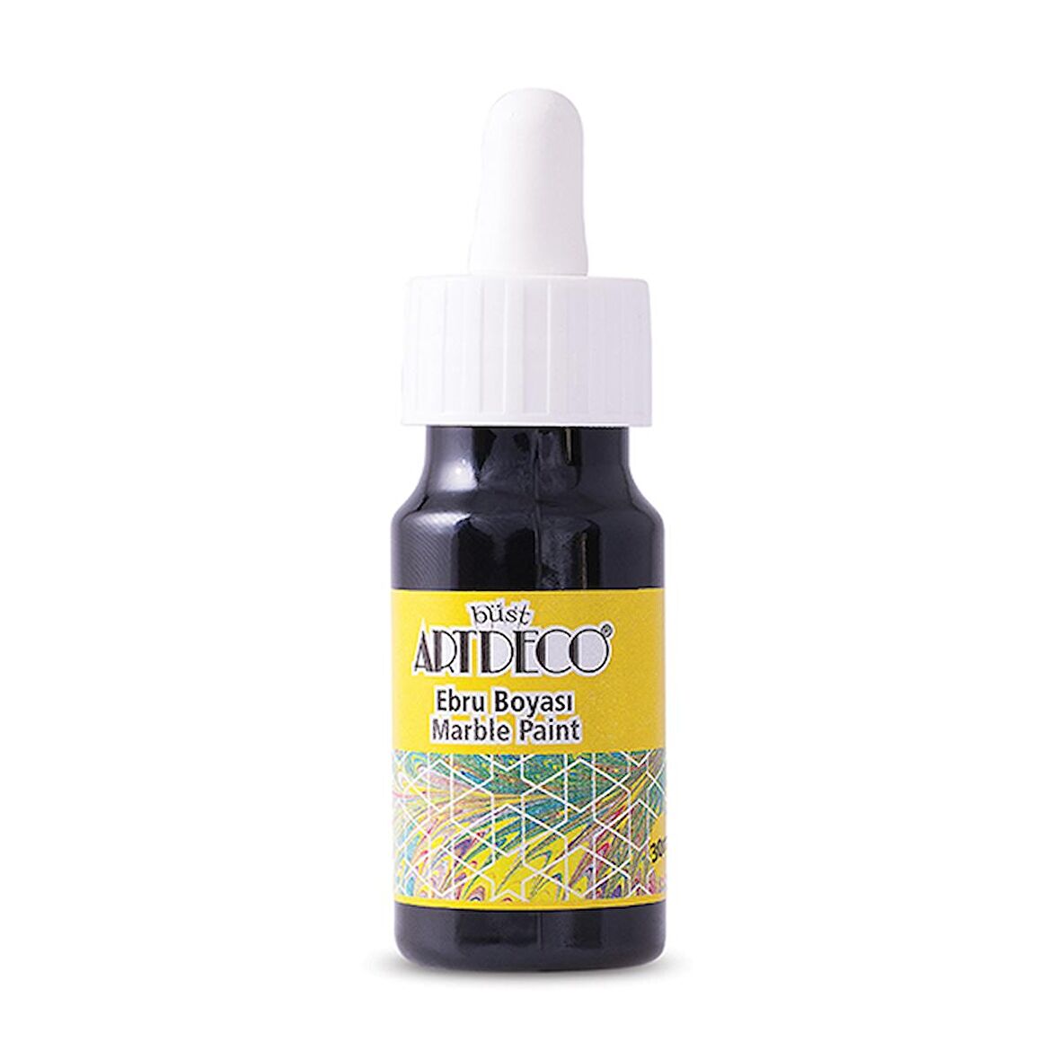 Artdeco Ebru Boyası 30Ml Siyah