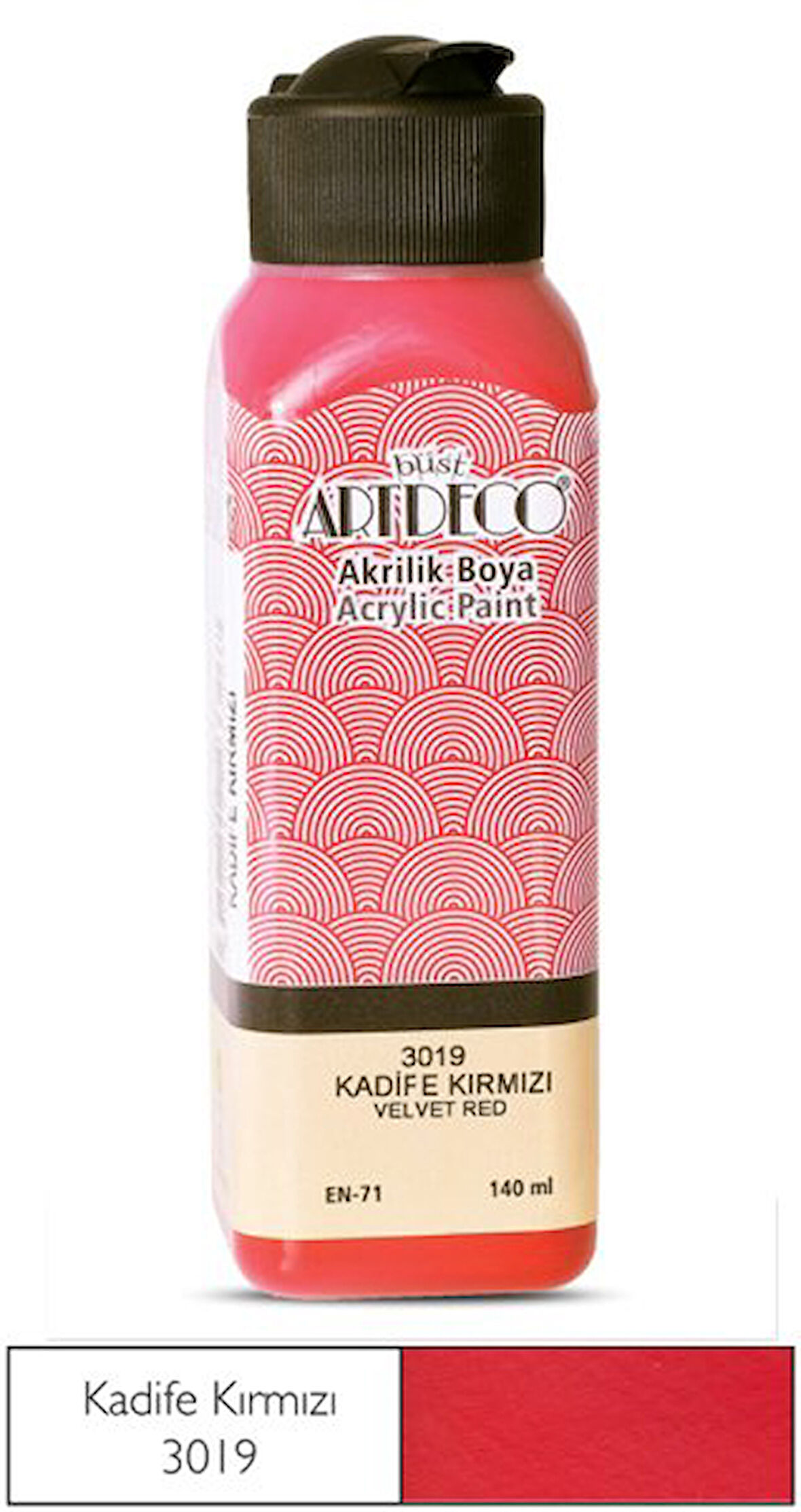 Artdeco Akrilik Boya 140ml Kadife Kırmızı 2 adet