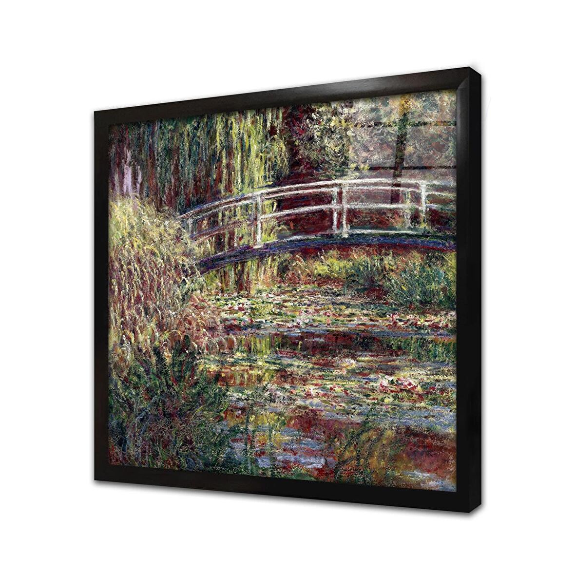 Green Water Çerçeveli Cam Tablo