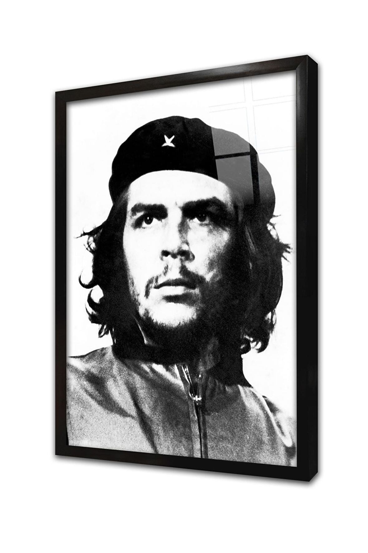 Che Guevara Posteri Çerçeveli Cam Tablo