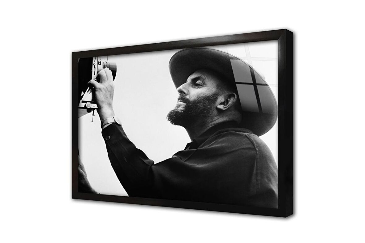 Ansel Adams Çerçeveli Cam Tablo