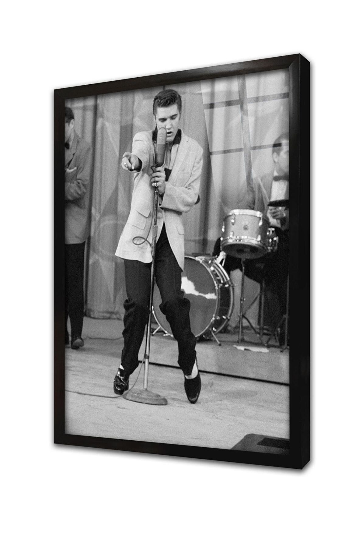 Elvis Presley Çerçeveli Cam Tablo