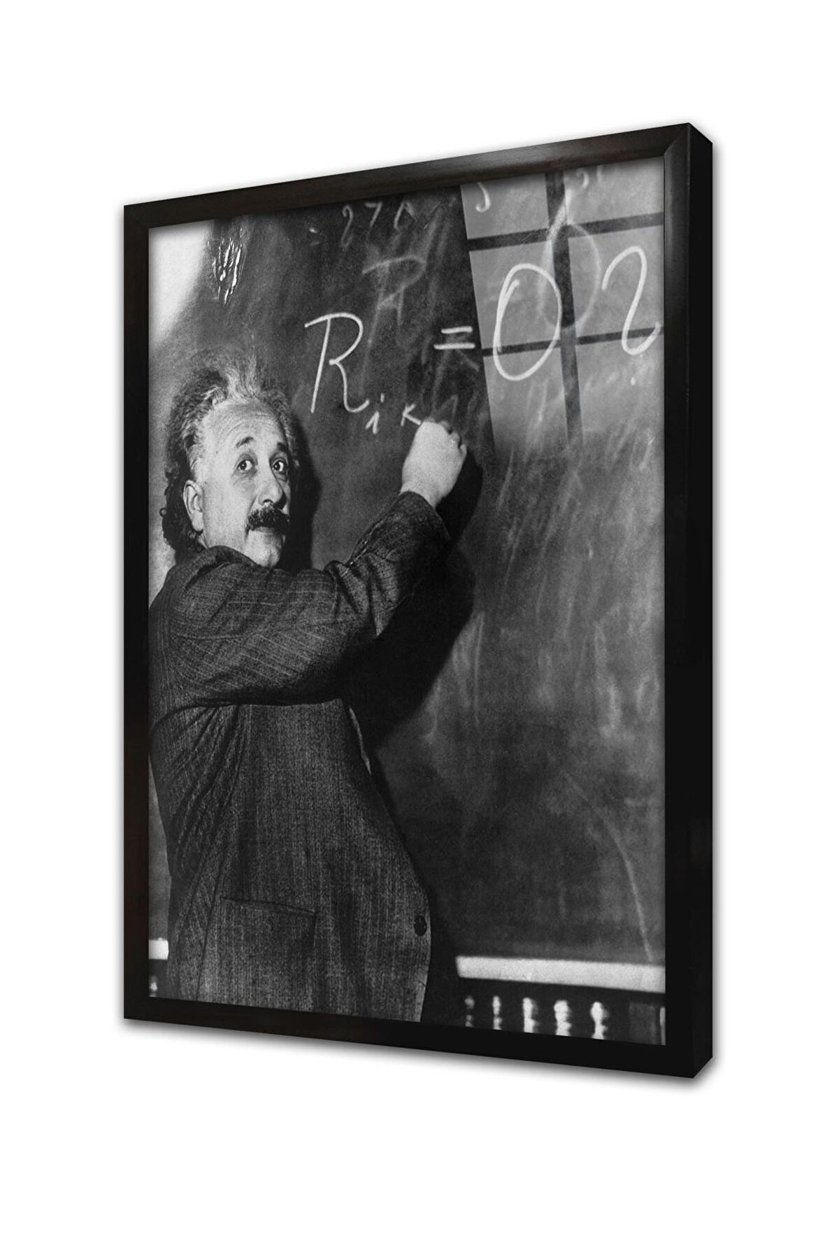Einstein Çerçeveli Cam Tablo
