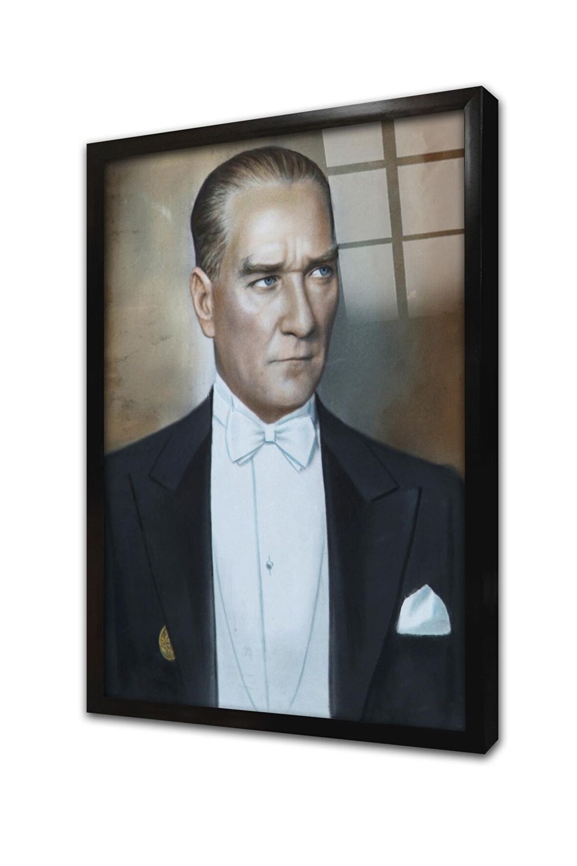 Atatürk Çerçeveli Cam Tablo