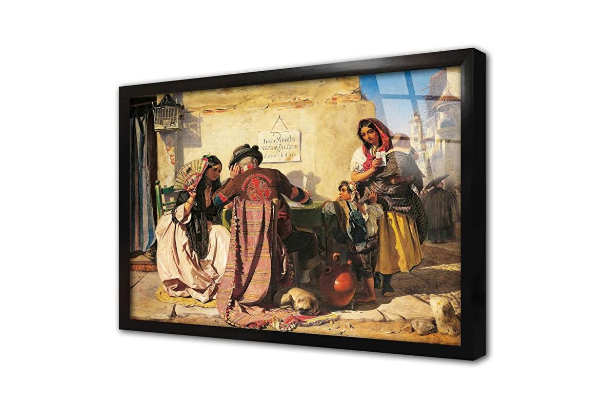 John Philip Çerçeveli Cam Tablo