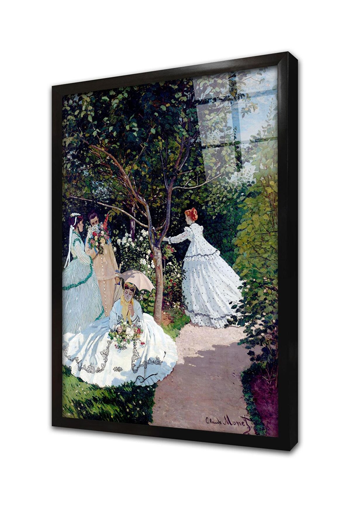 Empresyonizm Çerçeveli Cam Tablo