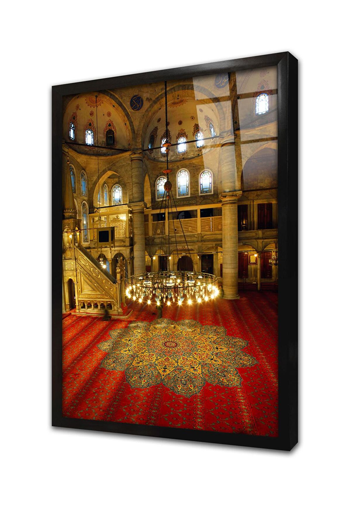 İstanbul Cami Çerçeveli Cam Tablo