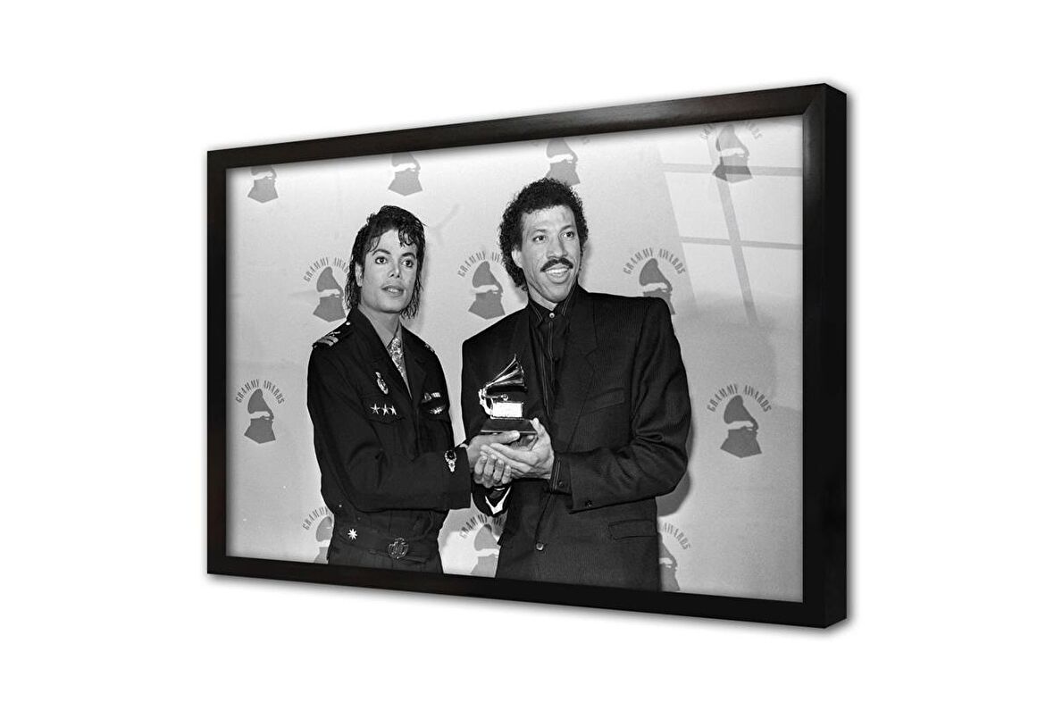Michael Jackson Çerçeveli Cam Tablo