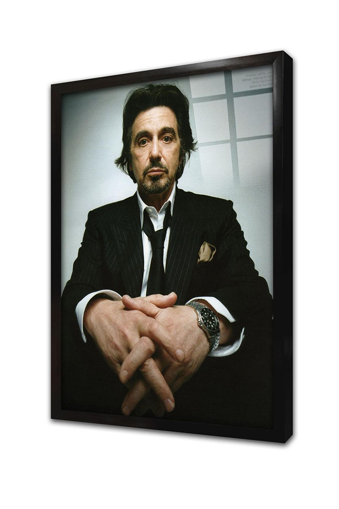 Al Pacino Çerçeveli Cam Tablo