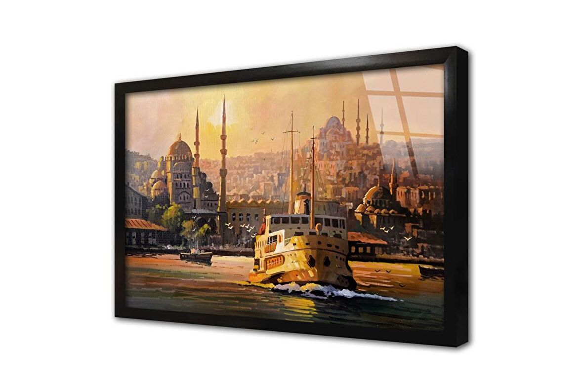 İstanbul Çerçeveli Cam Tablo