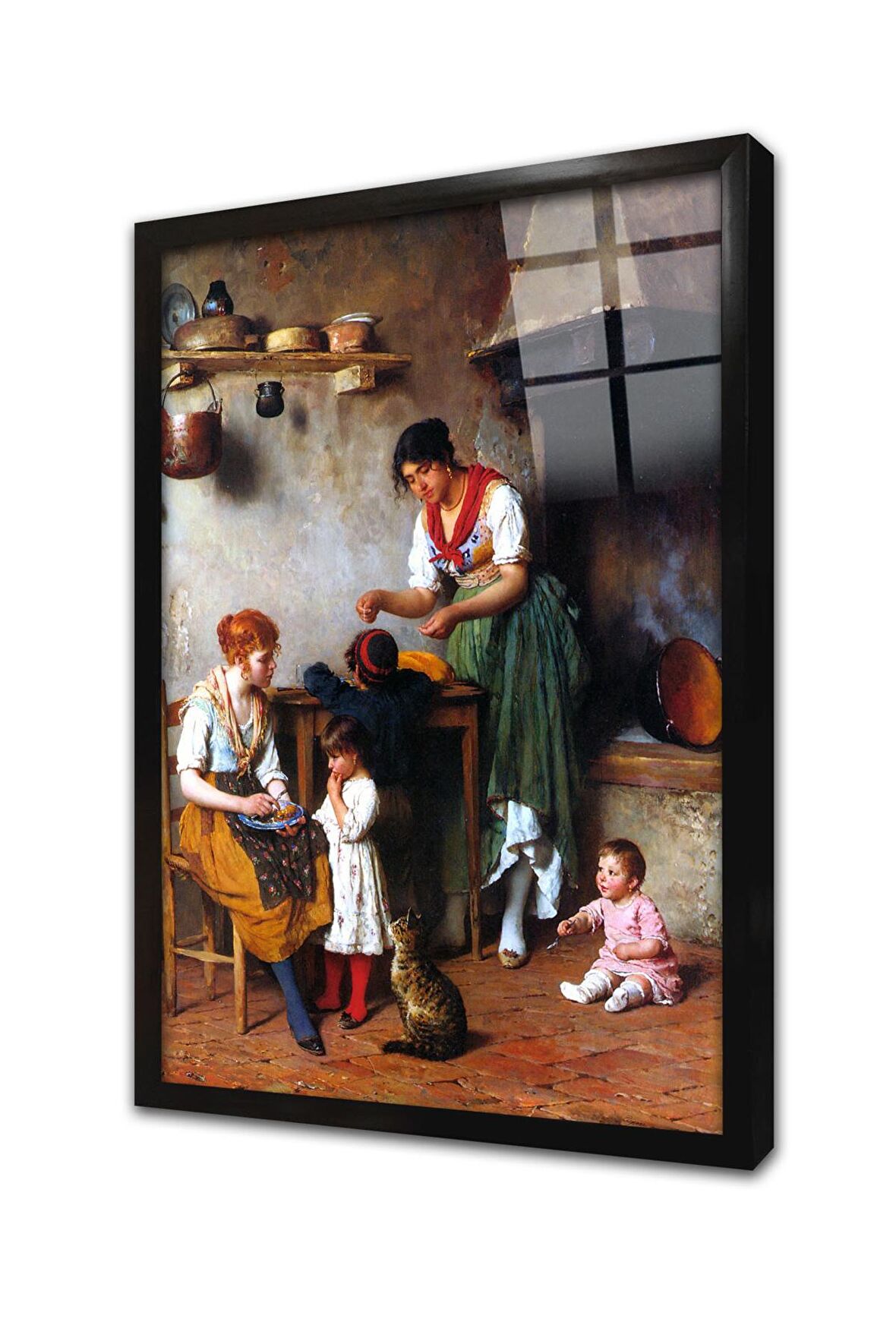 A Helping Hand Çerçeveli Cam Tablo