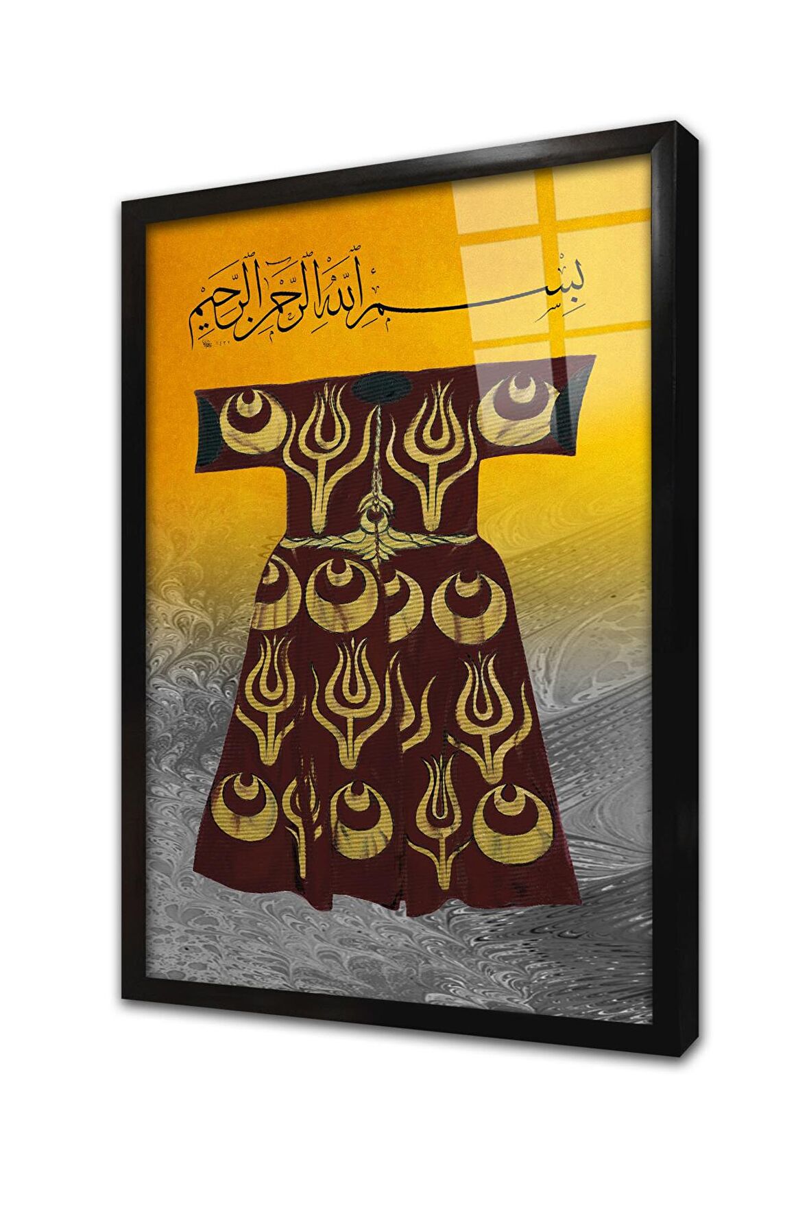 Osmanlı Kaftan Çerçeveli Cam Tablo