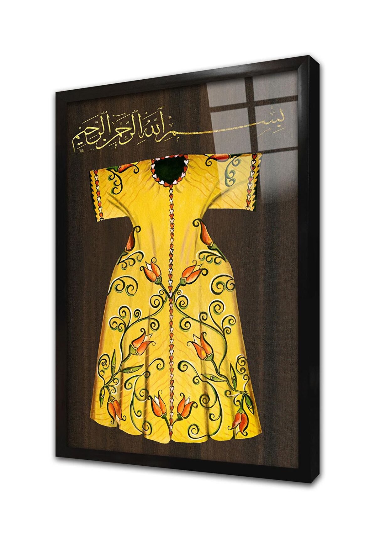 Osmanlı Kaftan Çerçeveli Cam Tablo